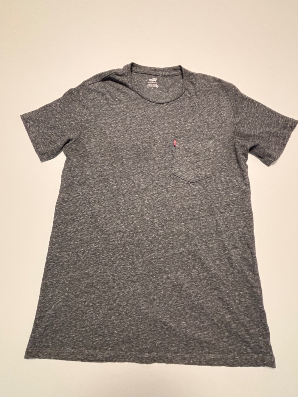 Boys Youth Medium Heather Gray Soft  Levi's T-Shirt